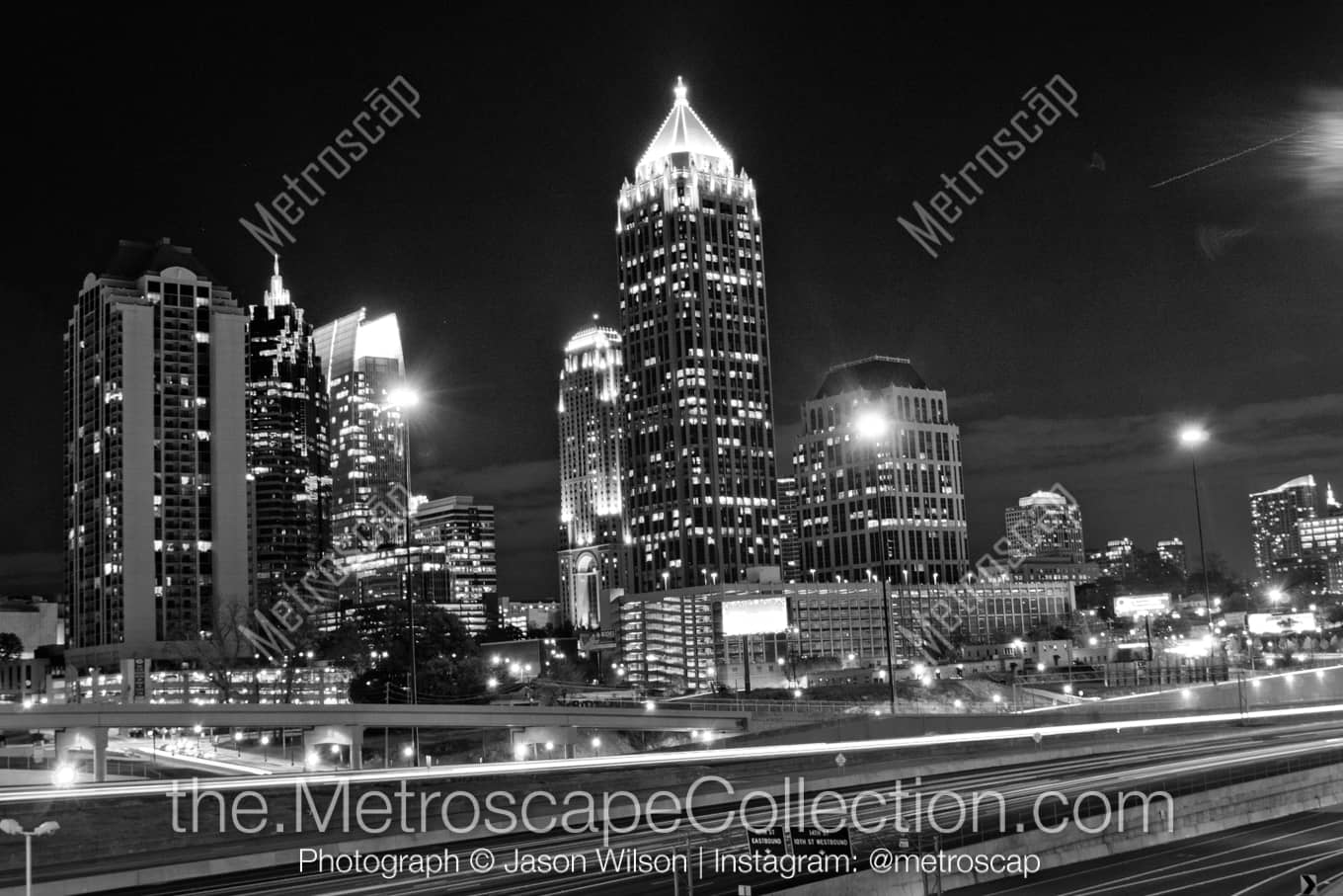 Atlanta Georgia Picture at Night