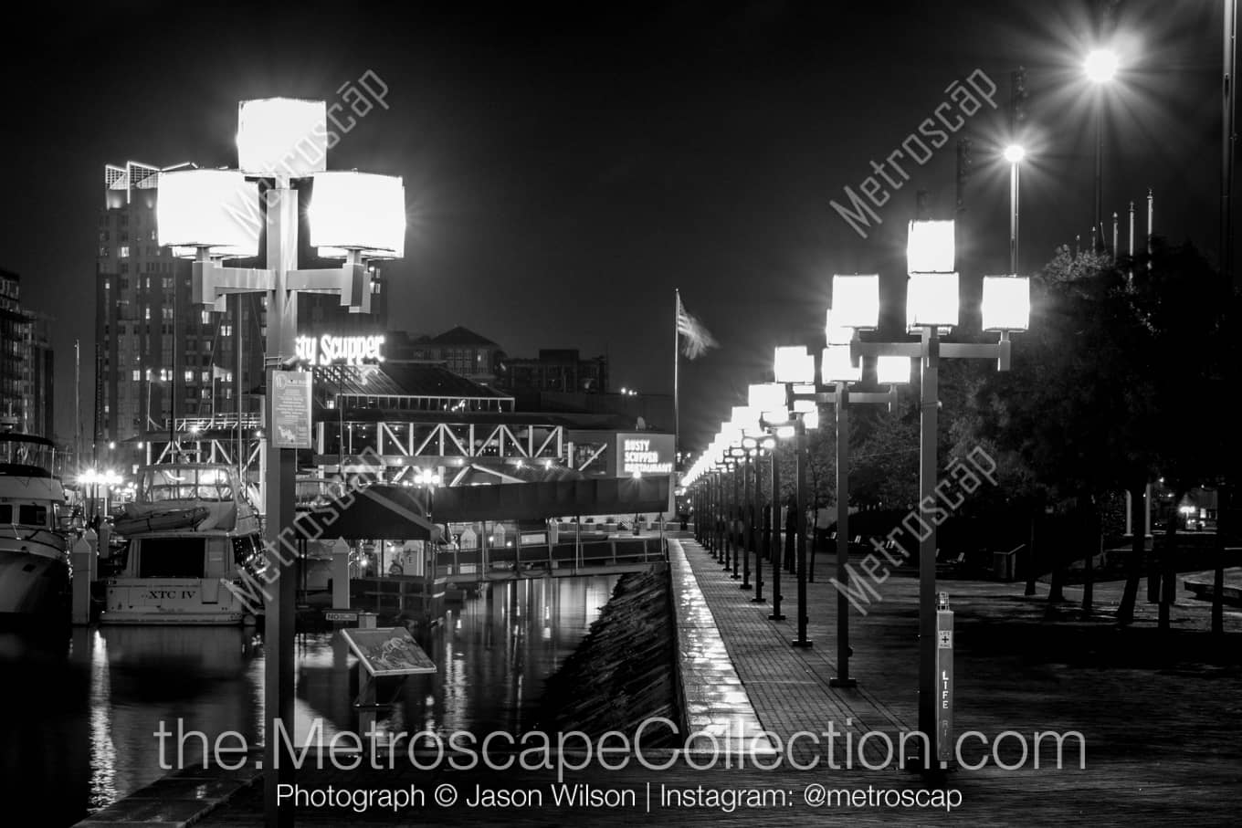 Baltimore Maryland Picture at Night