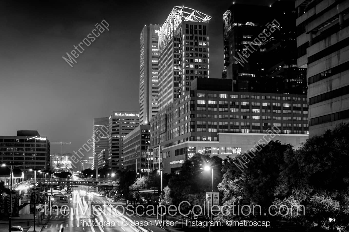 Baltimore Maryland Picture at Night