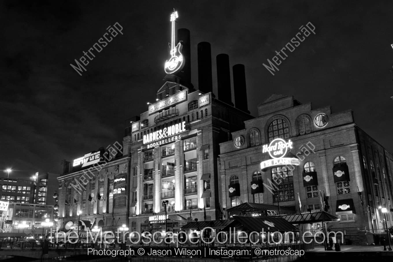 Baltimore Maryland Picture at Night