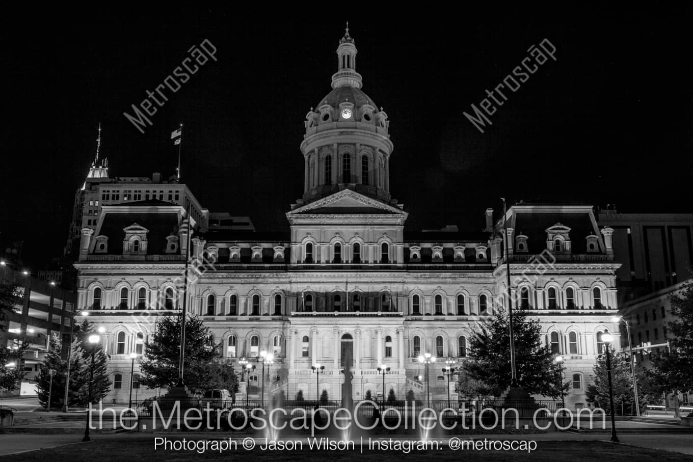 Baltimore Maryland Picture at Night