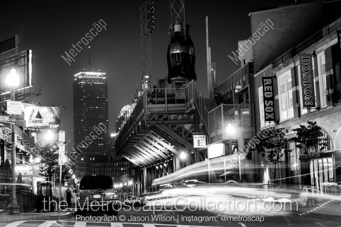 Boston Massachusetts Picture at Night