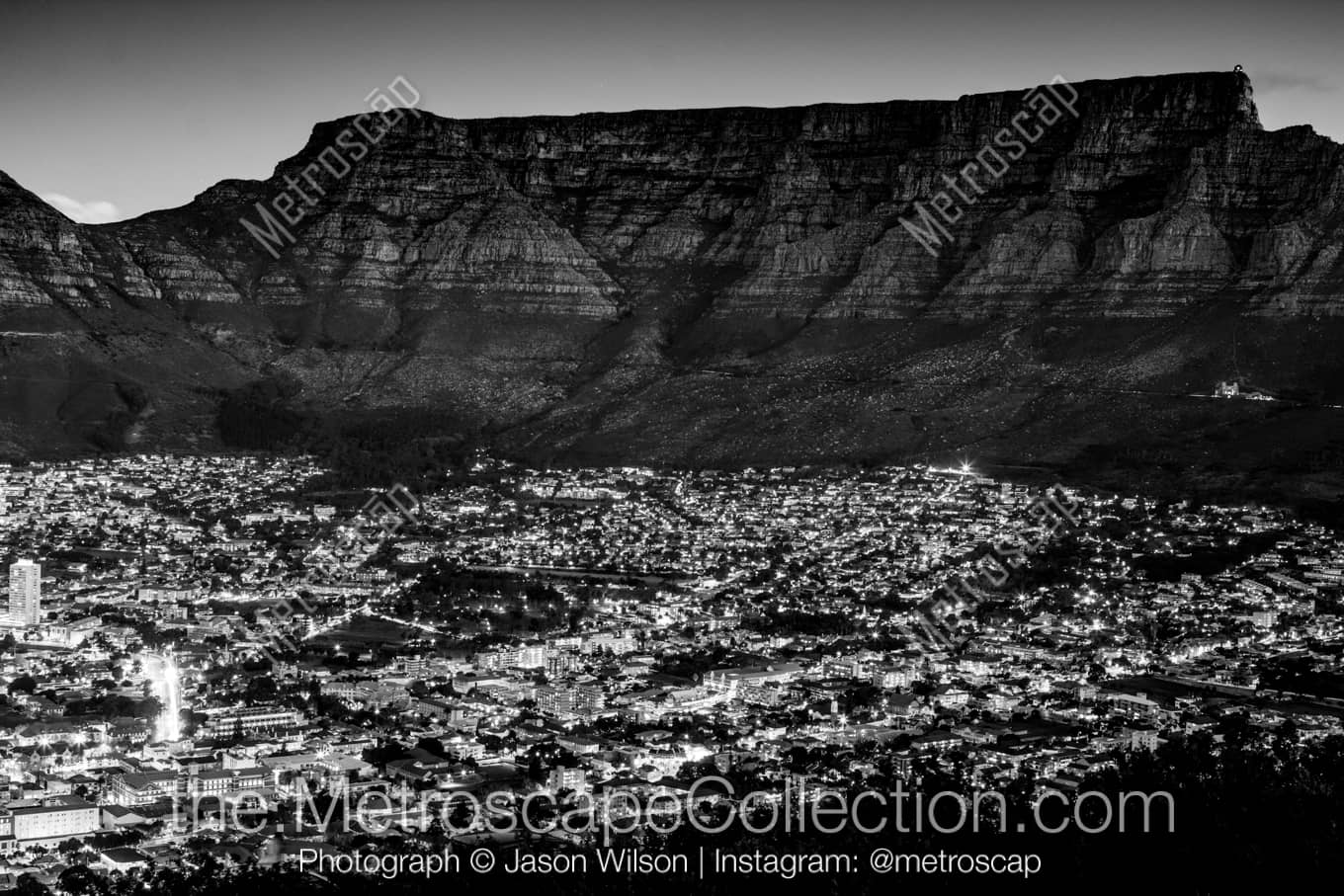 Cape Town Western Cape Picture at Night