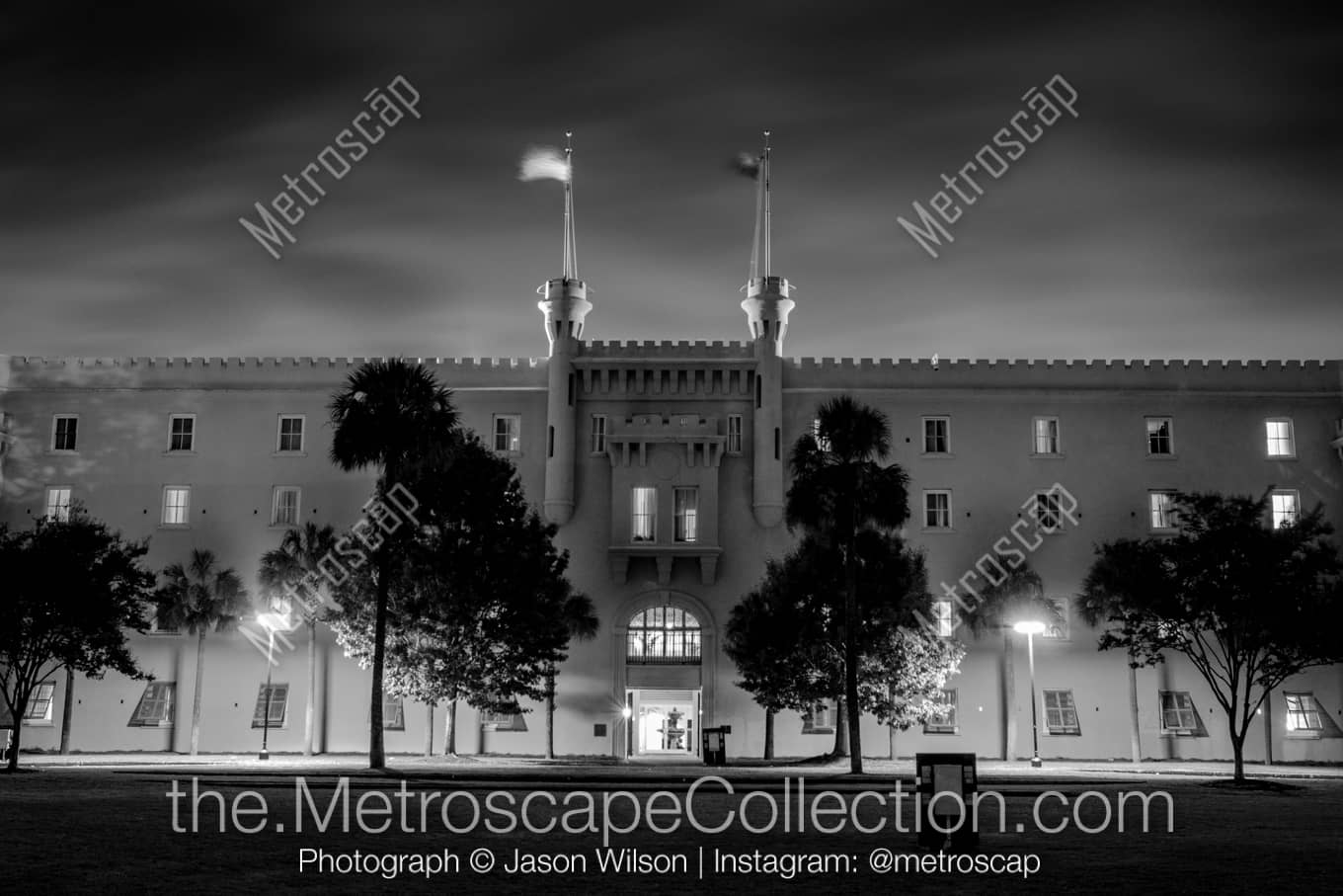 Charleston South Carolina Picture at Night