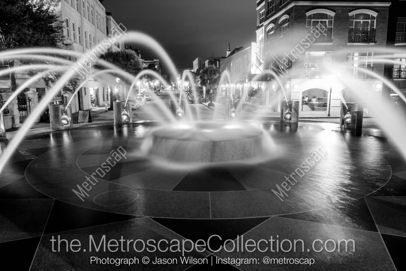 Charleston South Carolina Picture at Night