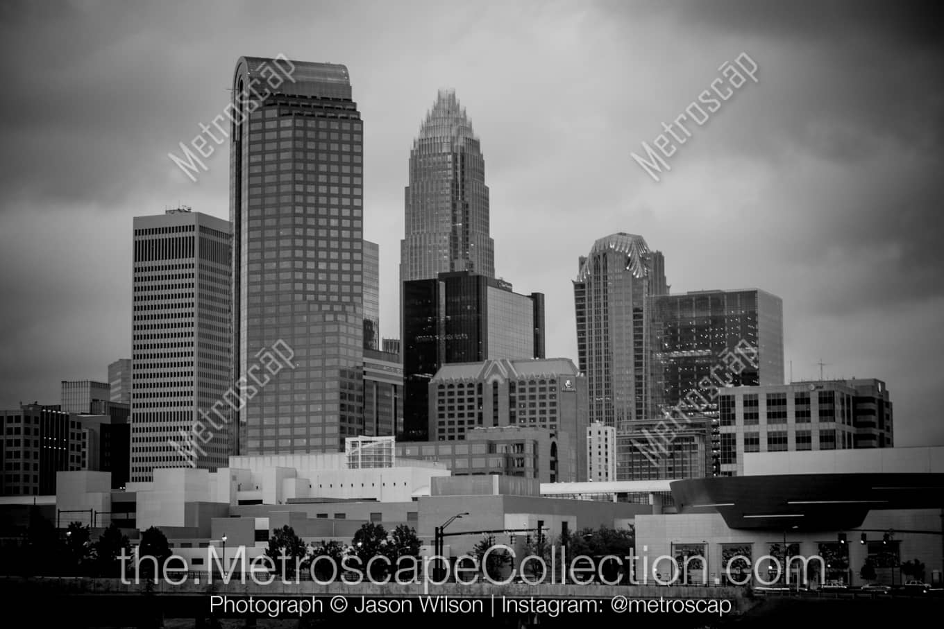 Charlotte North Carolina Picture at Night