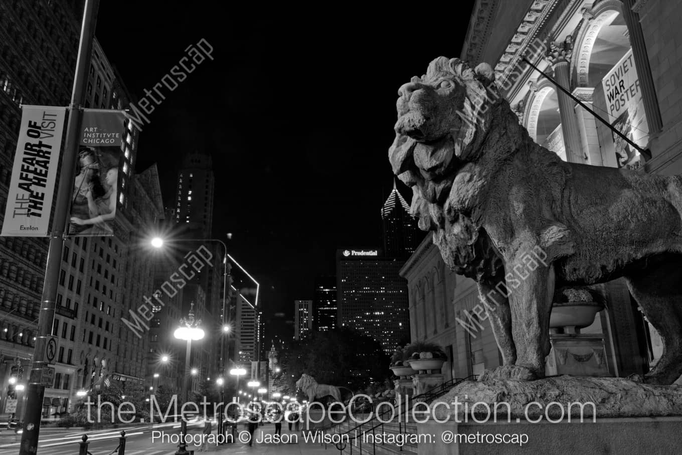 Chicago Illinois Picture at Night