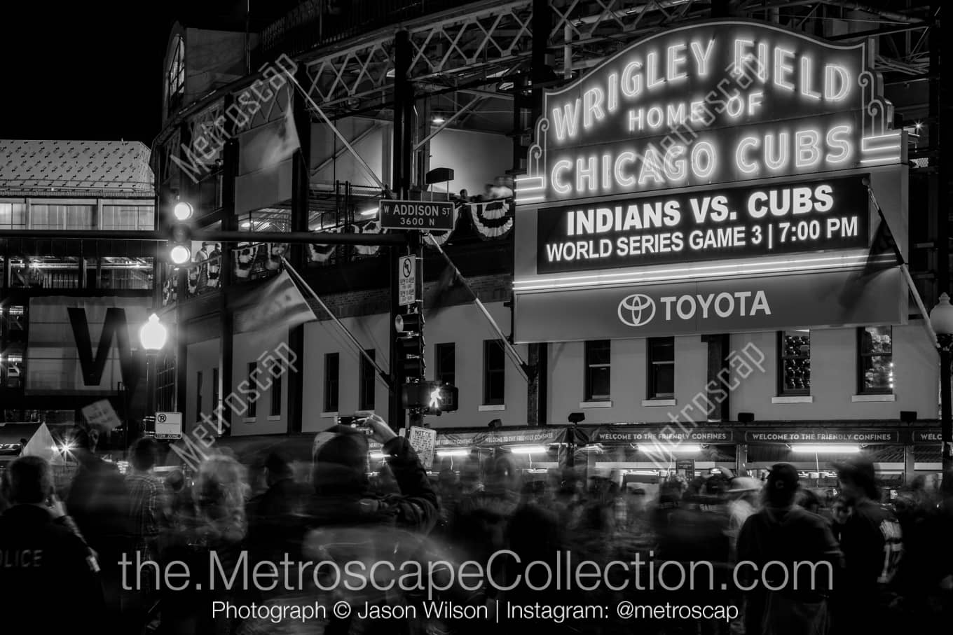 Chicago Illinois Picture at Night