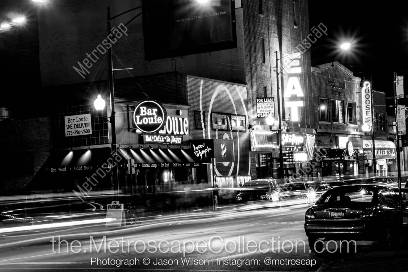 Chicago Illinois Picture at Night