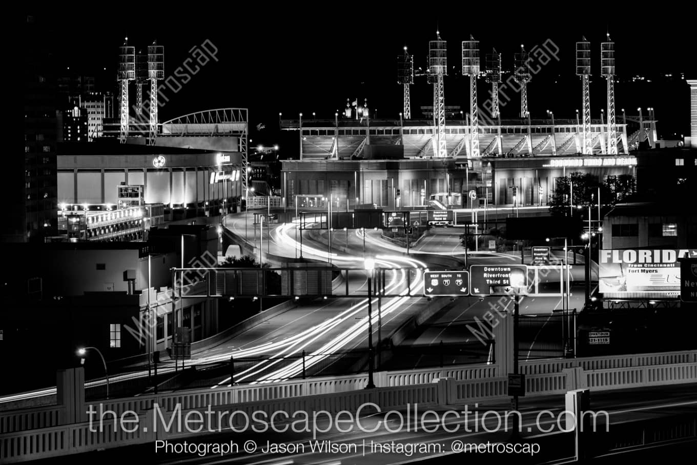 Cincinnati Ohio Picture at Night