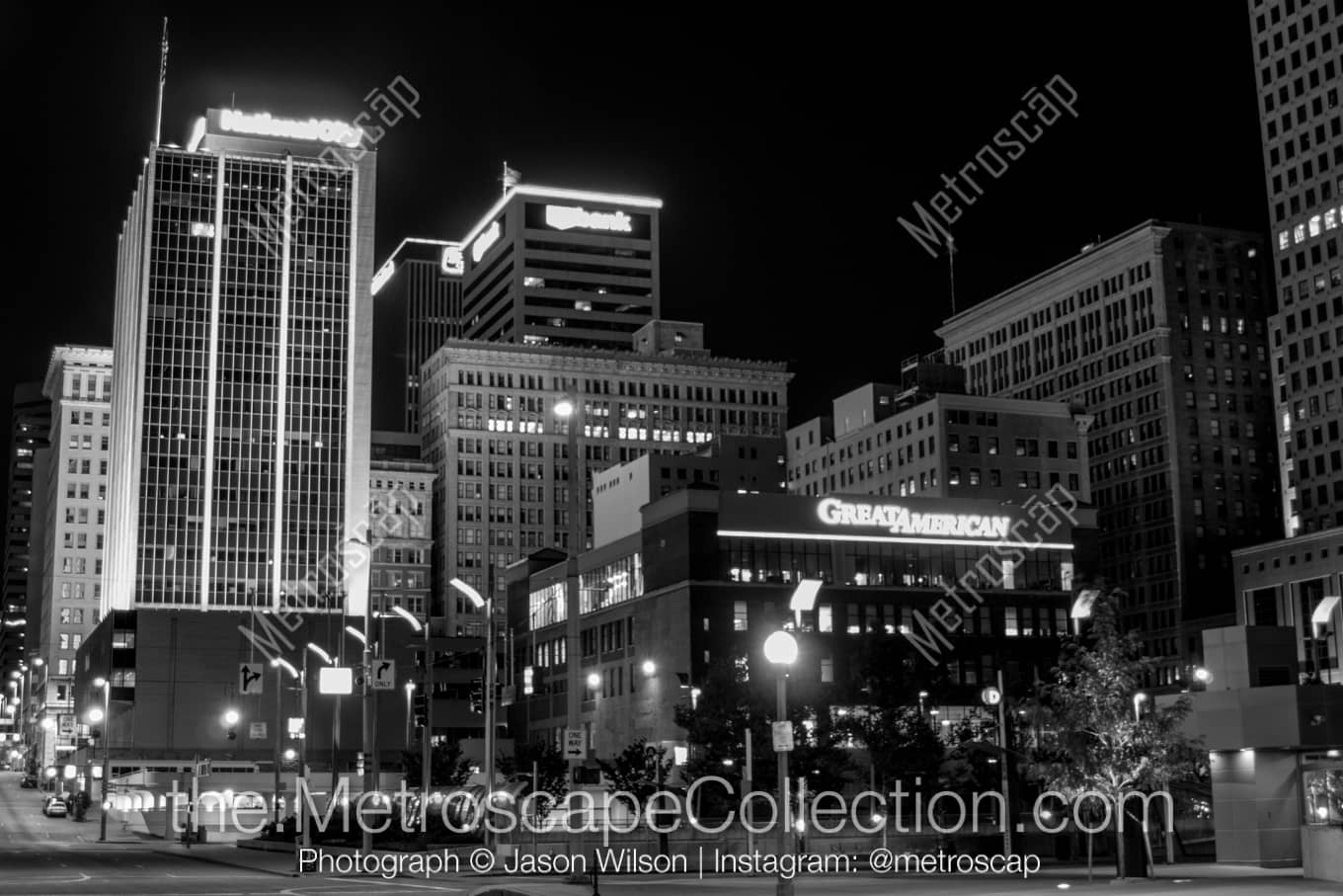 Cincinnati Ohio Picture at Night