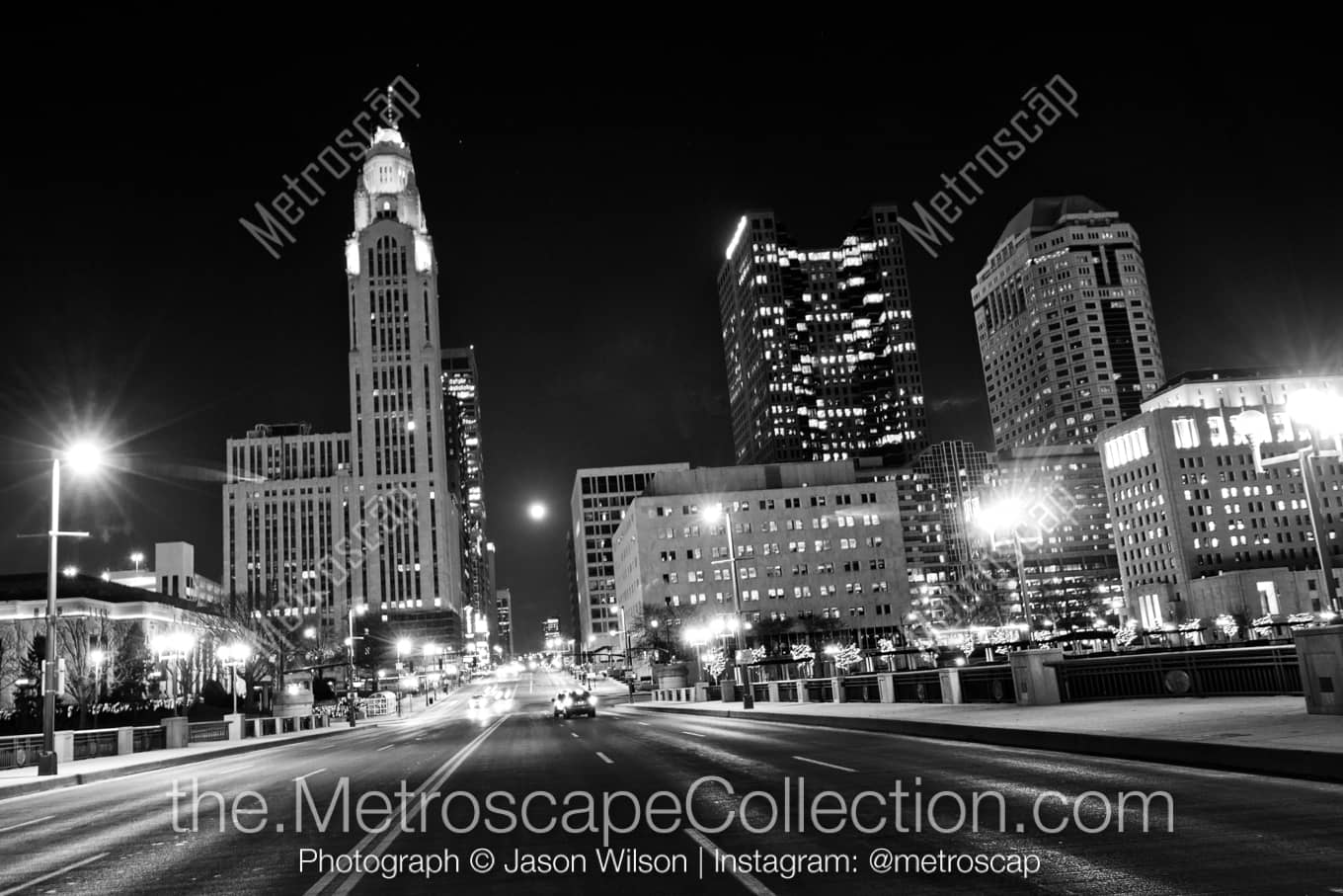 Columbus Ohio Picture at Night