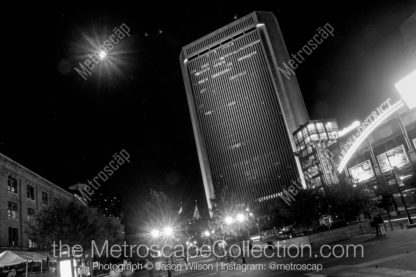 Columbus Ohio Picture at Night