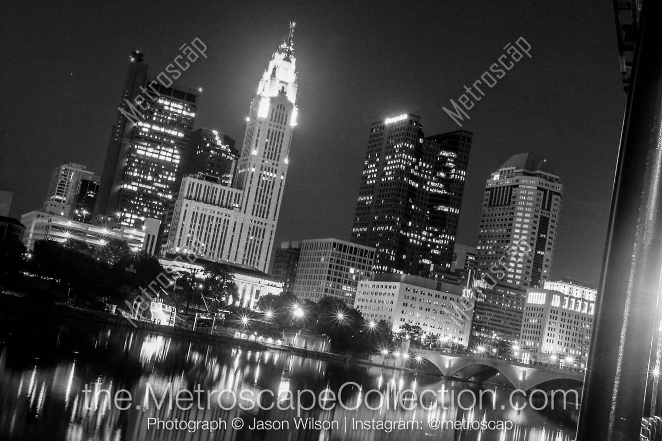 Columbus Ohio Picture at Night