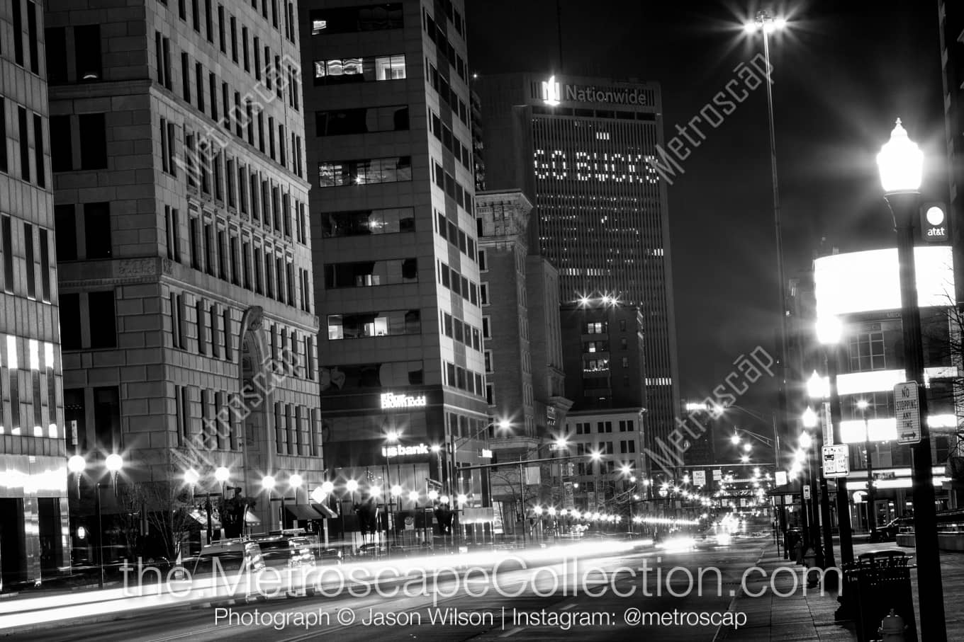 Columbus Ohio Picture at Night