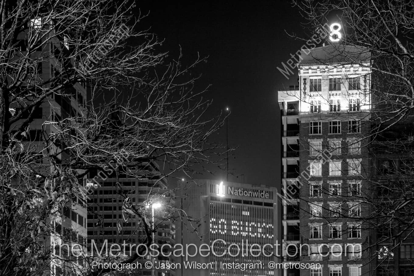 Columbus Ohio Picture at Night