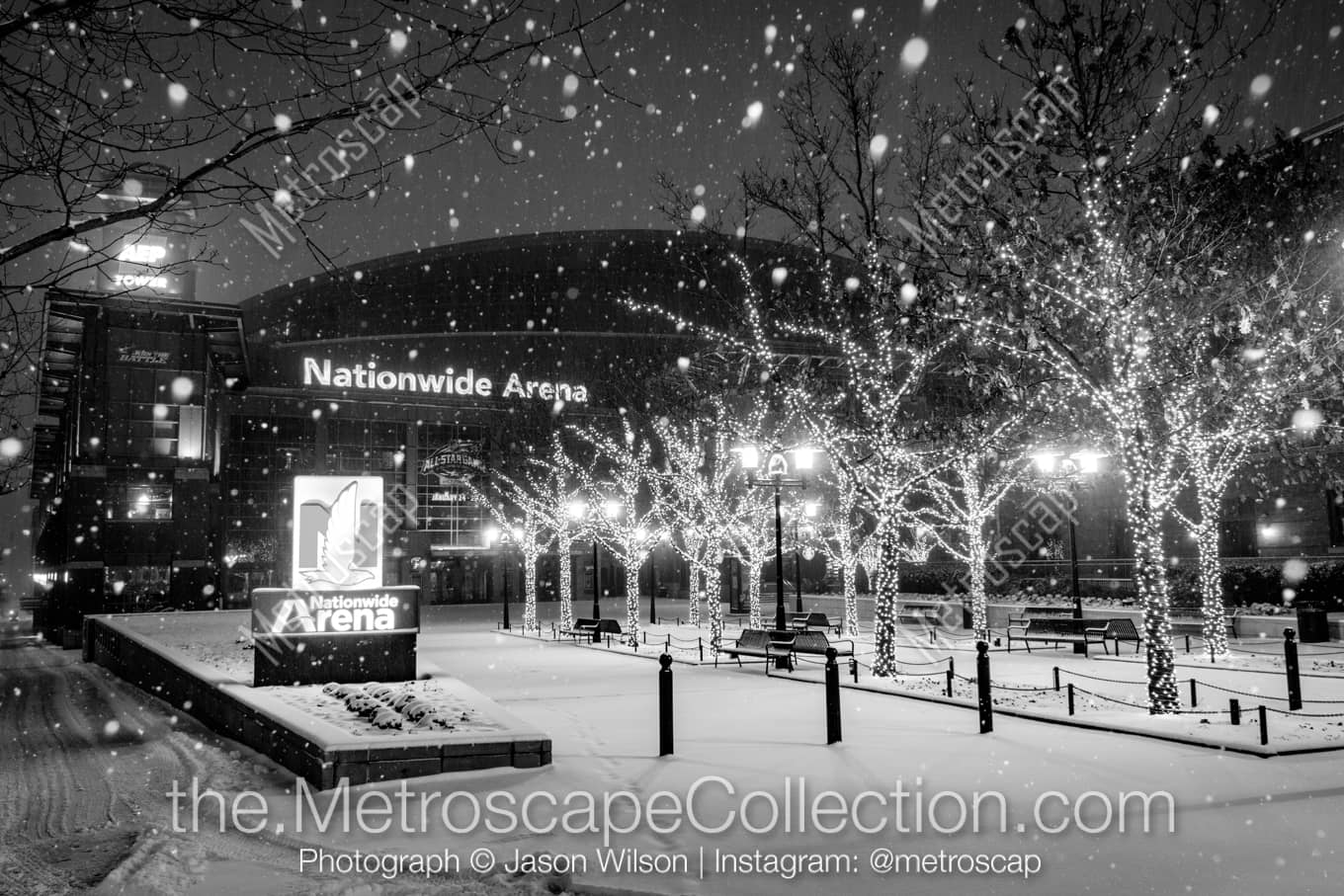 Columbus Ohio Picture at Night