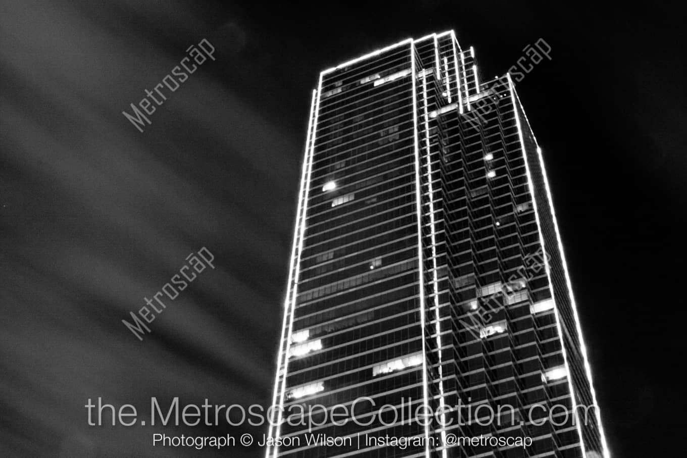 Dallas Texas Picture at Night