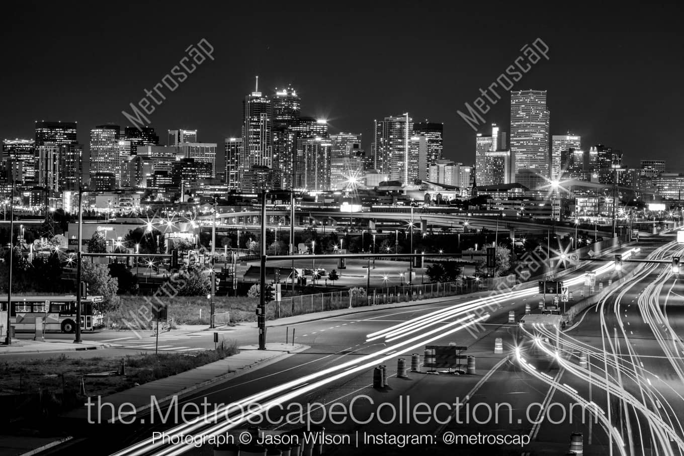 Denver Colorado Picture at Night