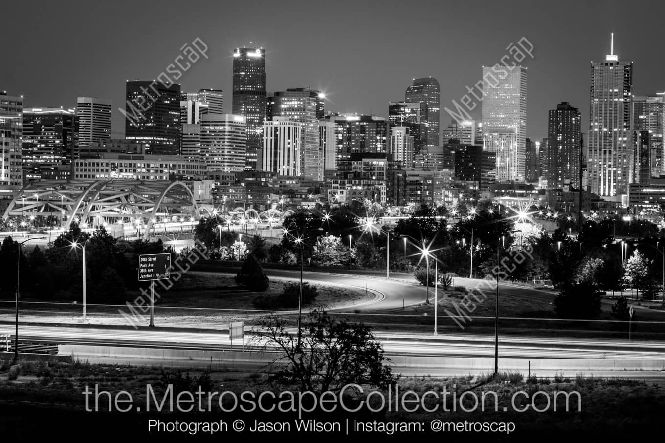 Denver Colorado Picture at Night