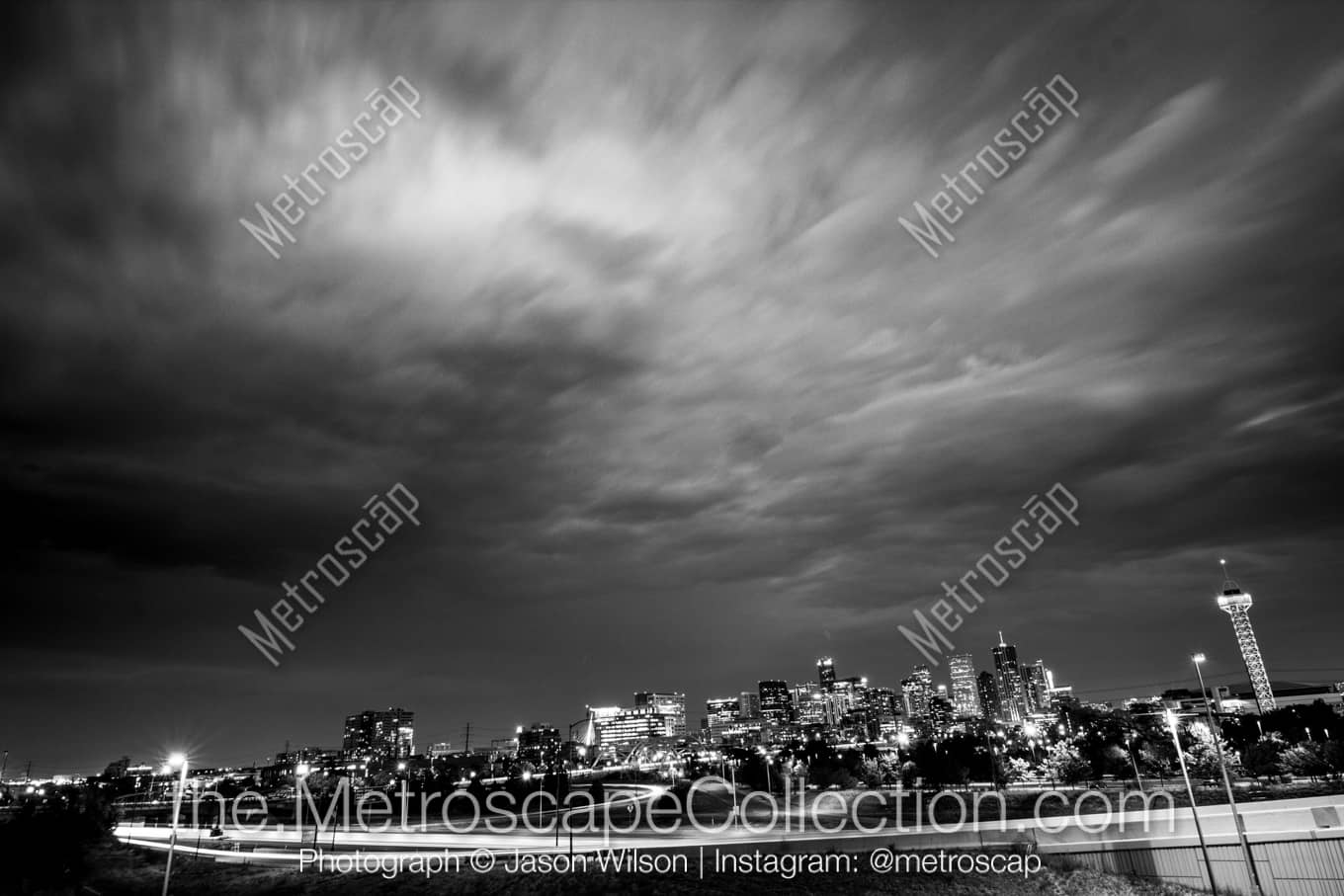 Denver Colorado Picture at Night