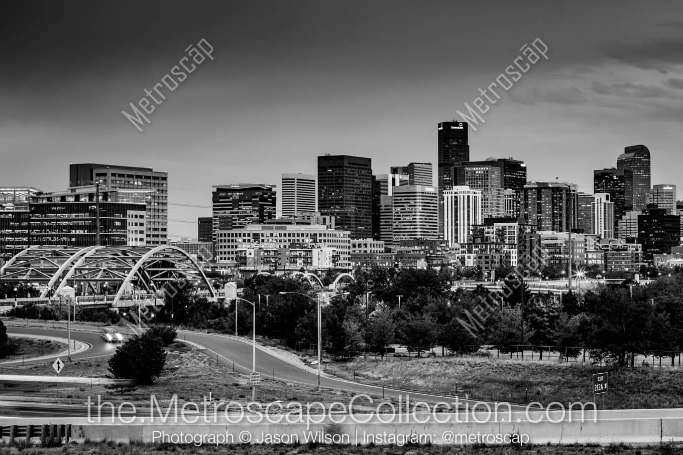 Denver Colorado Picture at Night