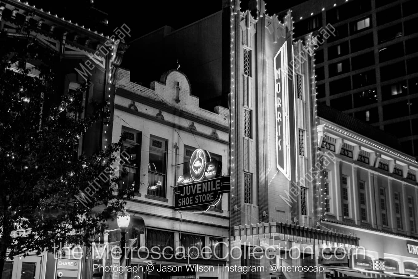 Fort Worth Texas Picture at Night