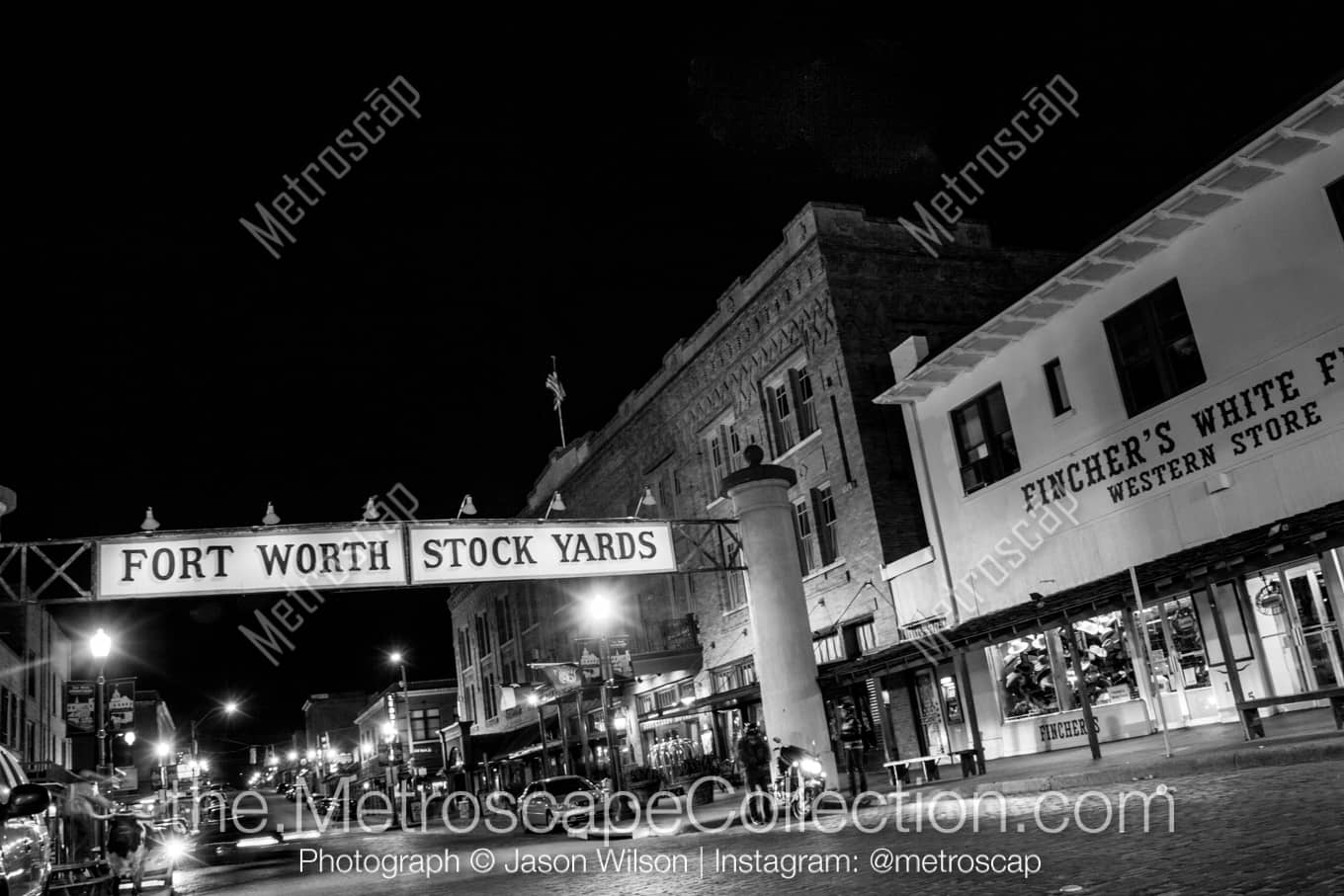 Fort Worth Texas Picture at Night