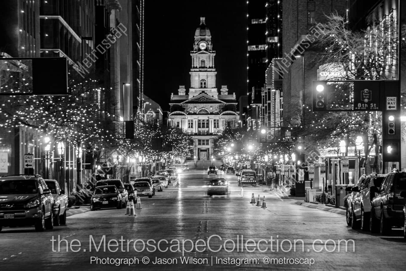 Fort Worth Texas Picture at Night