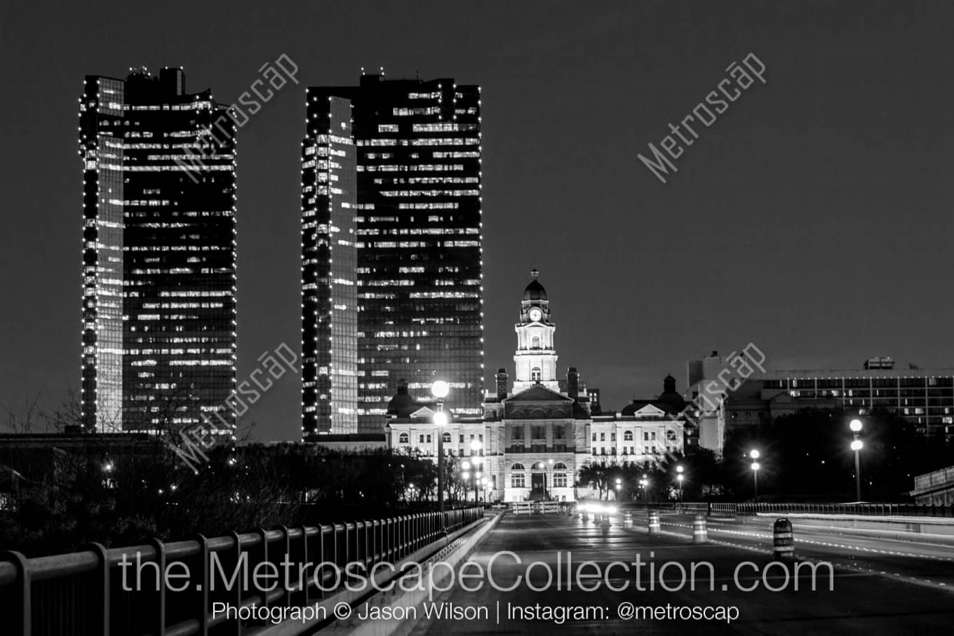 Fort Worth Texas Picture at Night