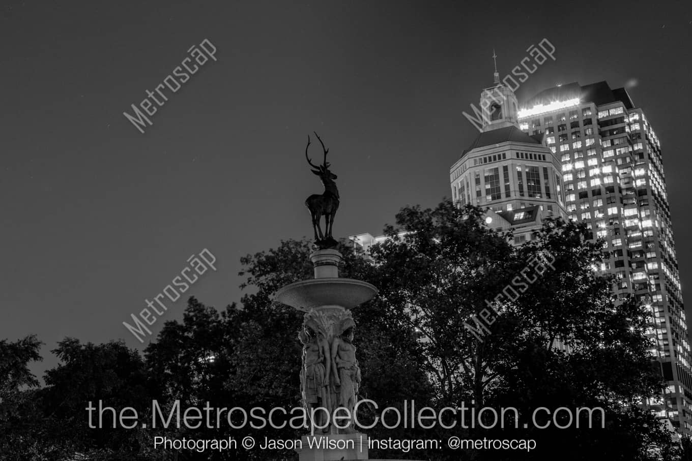 Hartford Connecticut Picture at Night