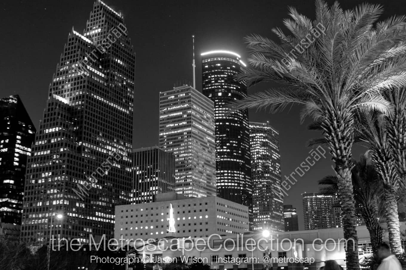 Houston Texas Picture at Night