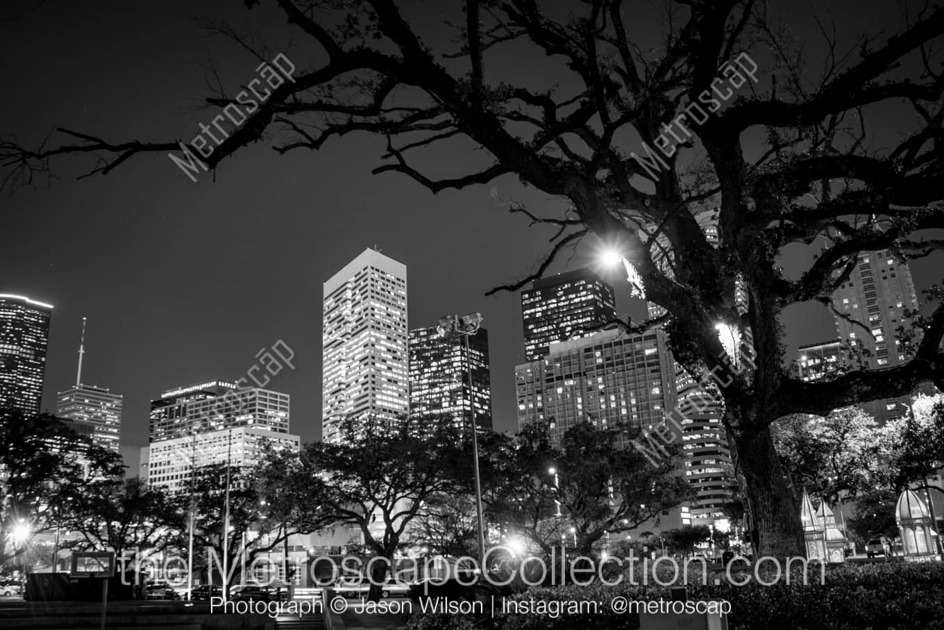 Houston Texas Picture at Night