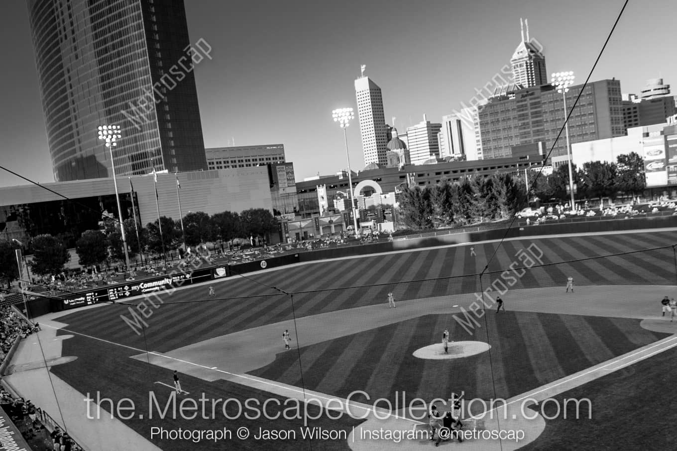 Indianapolis Indiana Picture at Night