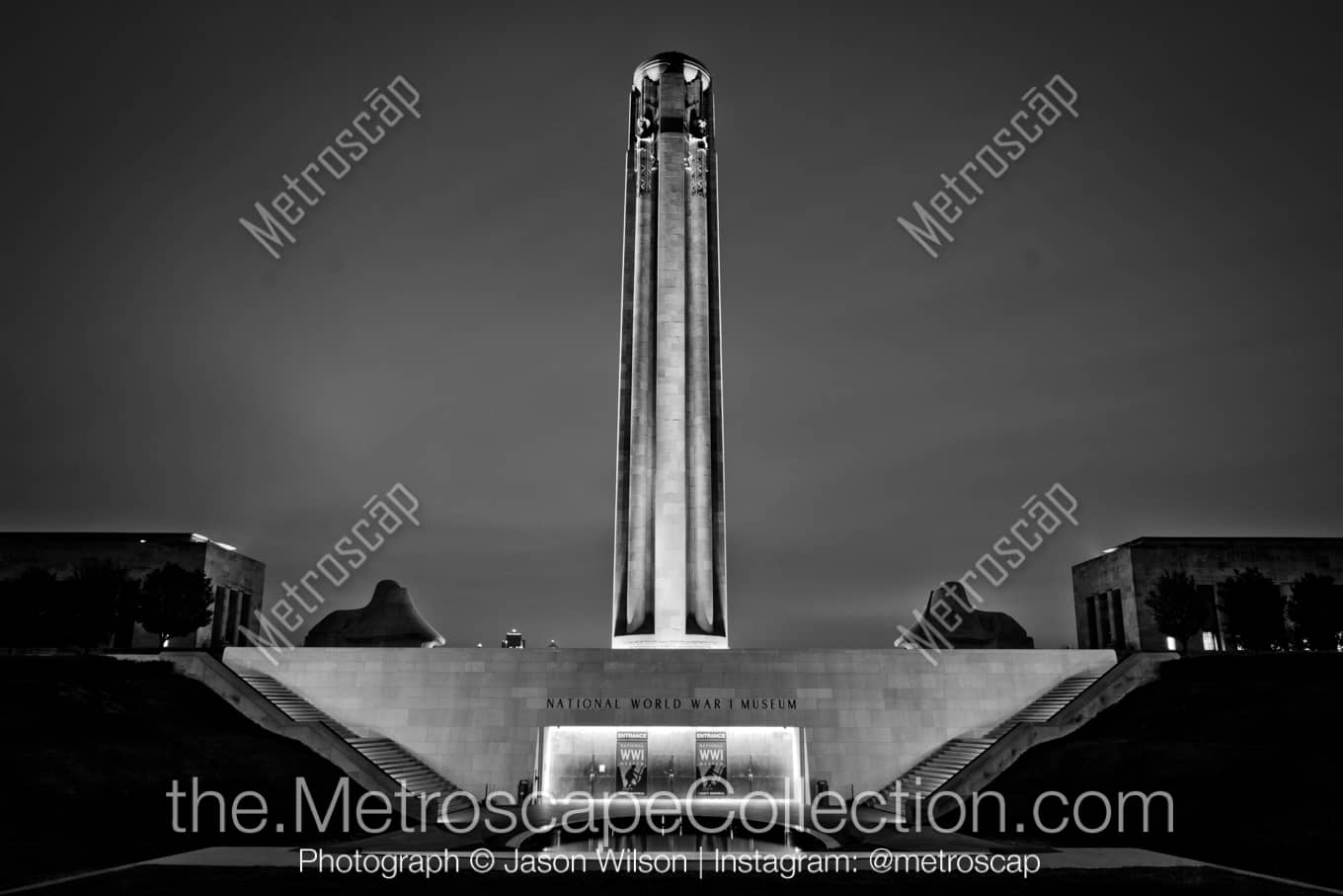 Kansas City Missouri Picture at Night