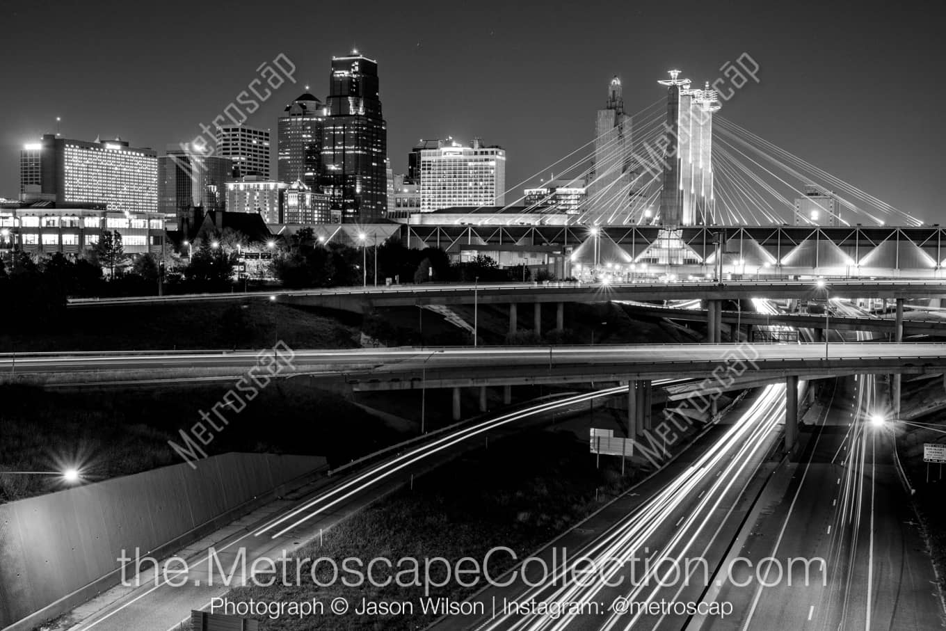 Kansas City Missouri Picture at Night