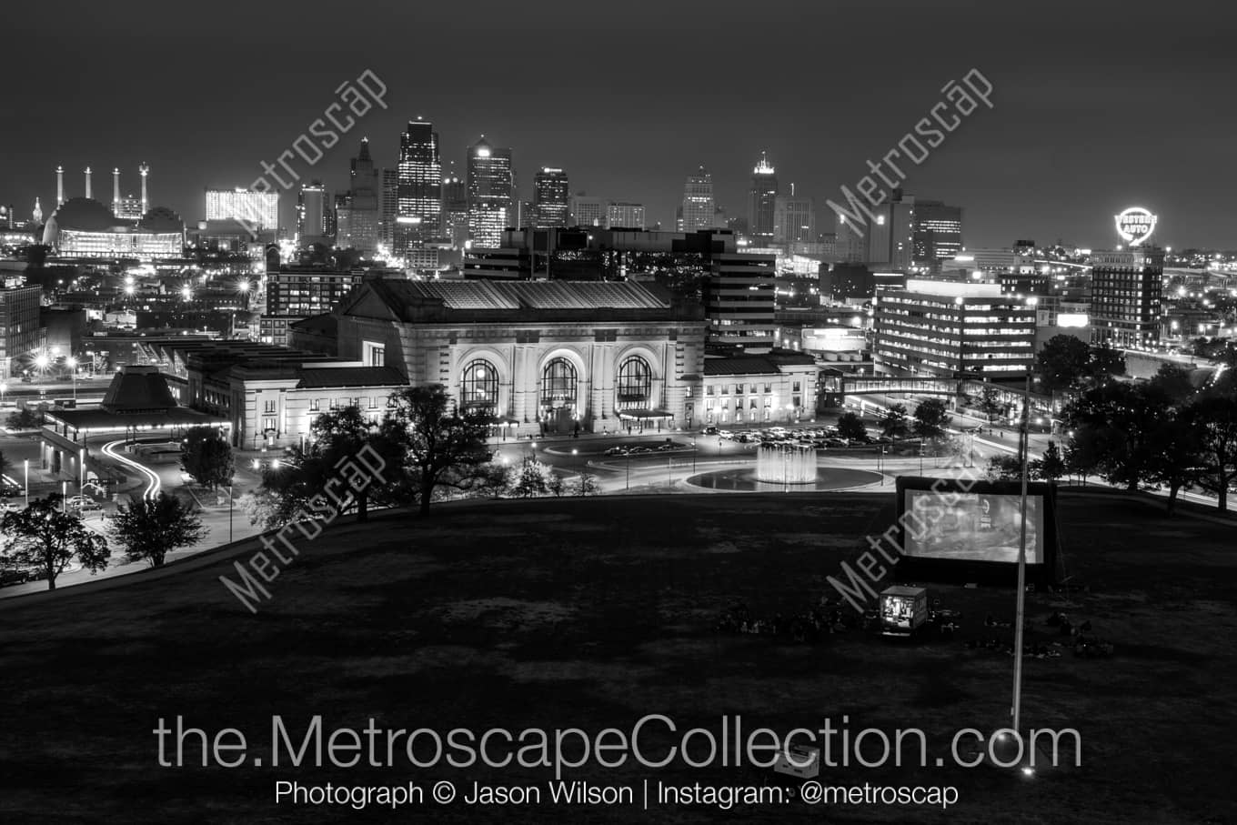 Kansas City Missouri Picture at Night
