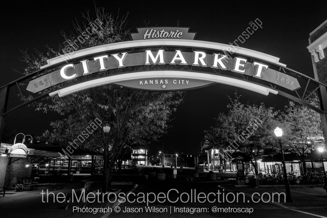 Kansas City Missouri Picture at Night