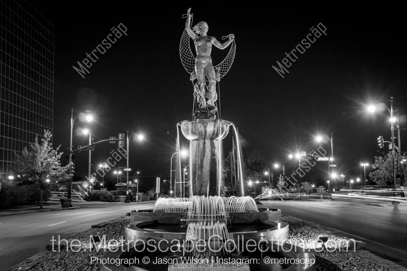 Kansas City Missouri Picture at Night