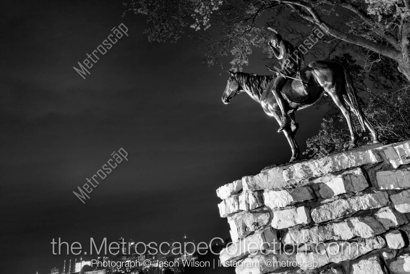 Kansas City Missouri Picture at Night