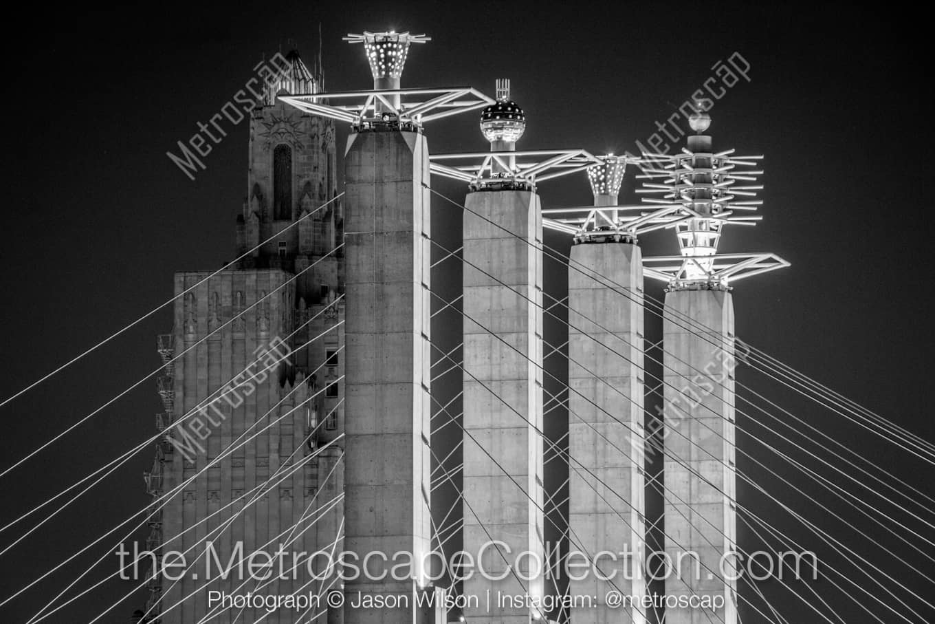 Kansas City Missouri Picture at Night