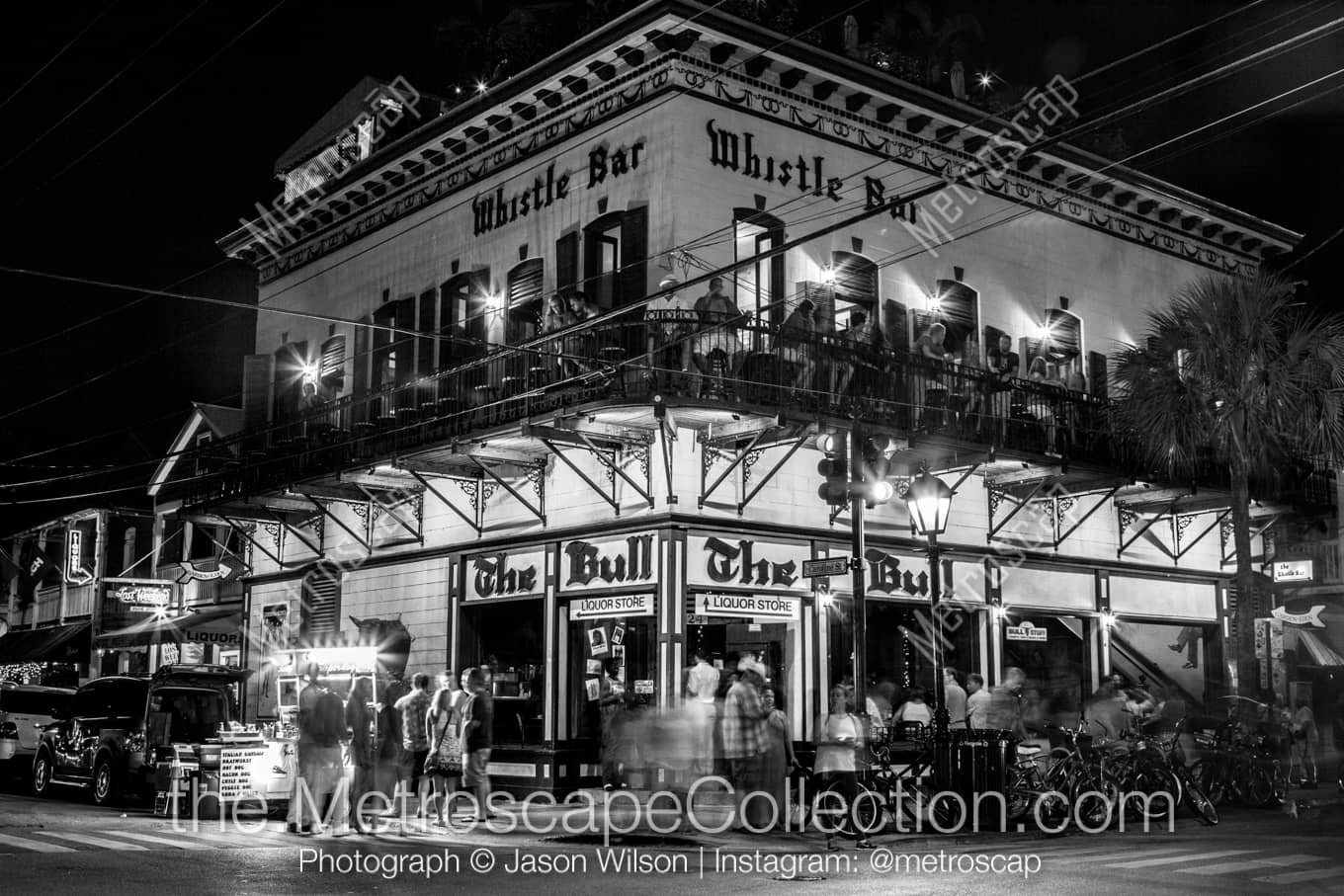 Key West Florida Picture at Night