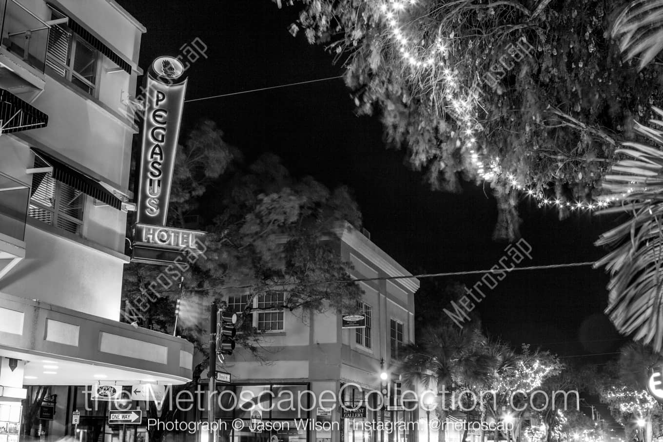 Key West Florida Picture at Night