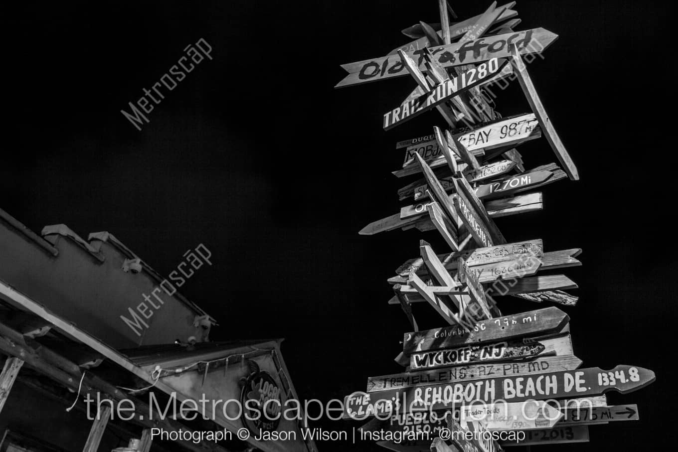 Key West Florida Picture at Night