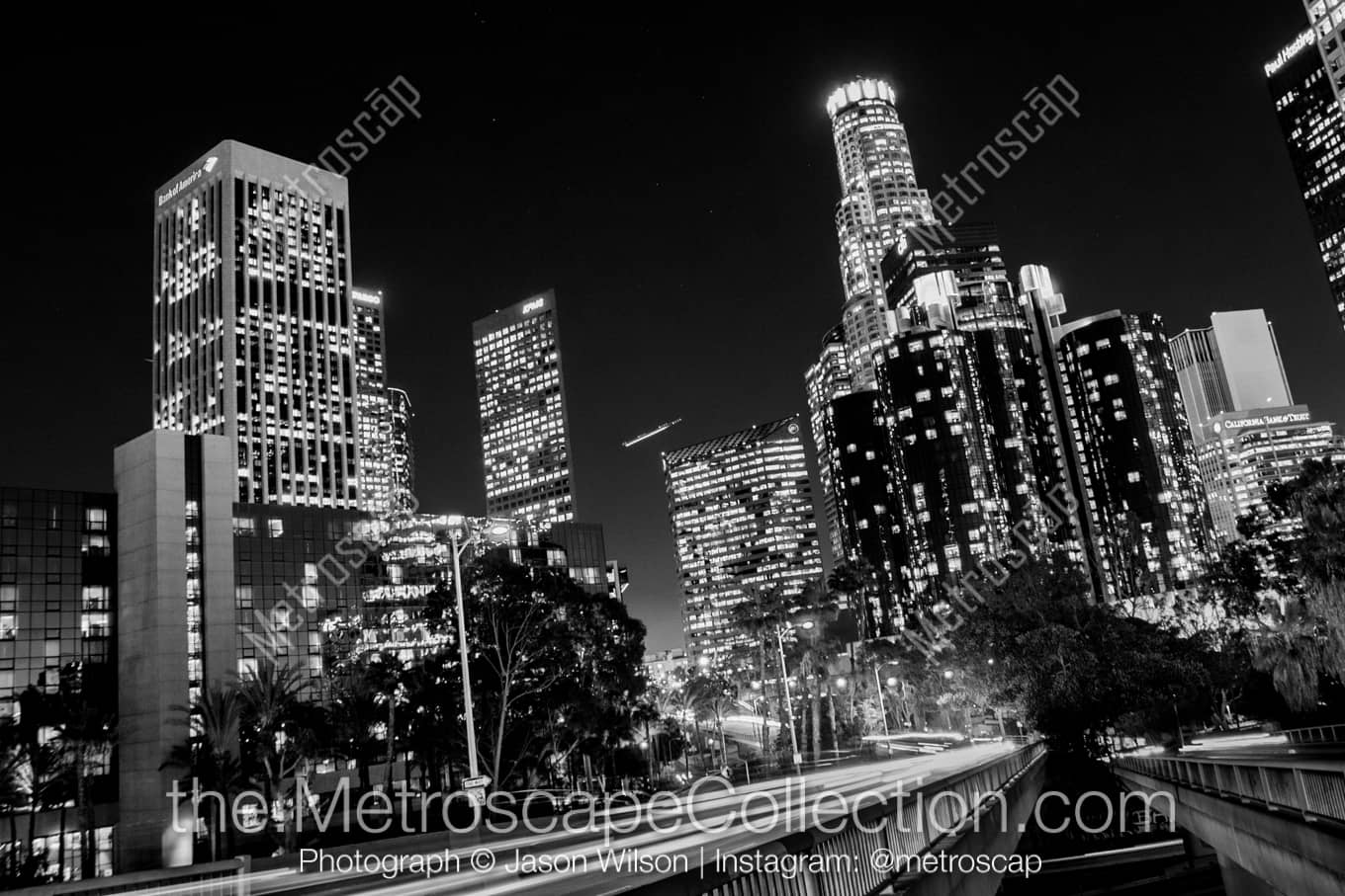 Los Angeles California Picture at Night