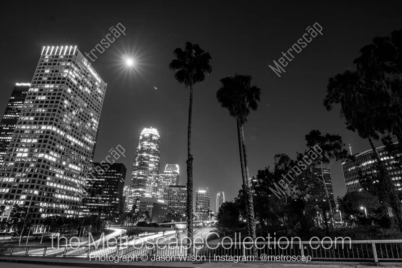 Los Angeles California Picture at Night