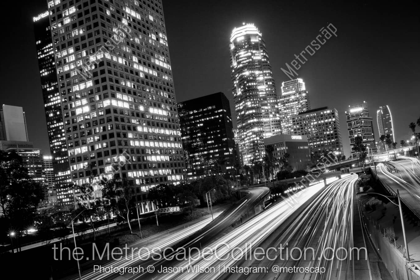 Los Angeles California Picture at Night