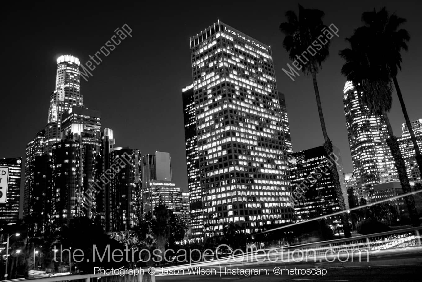 Los Angeles California Picture at Night