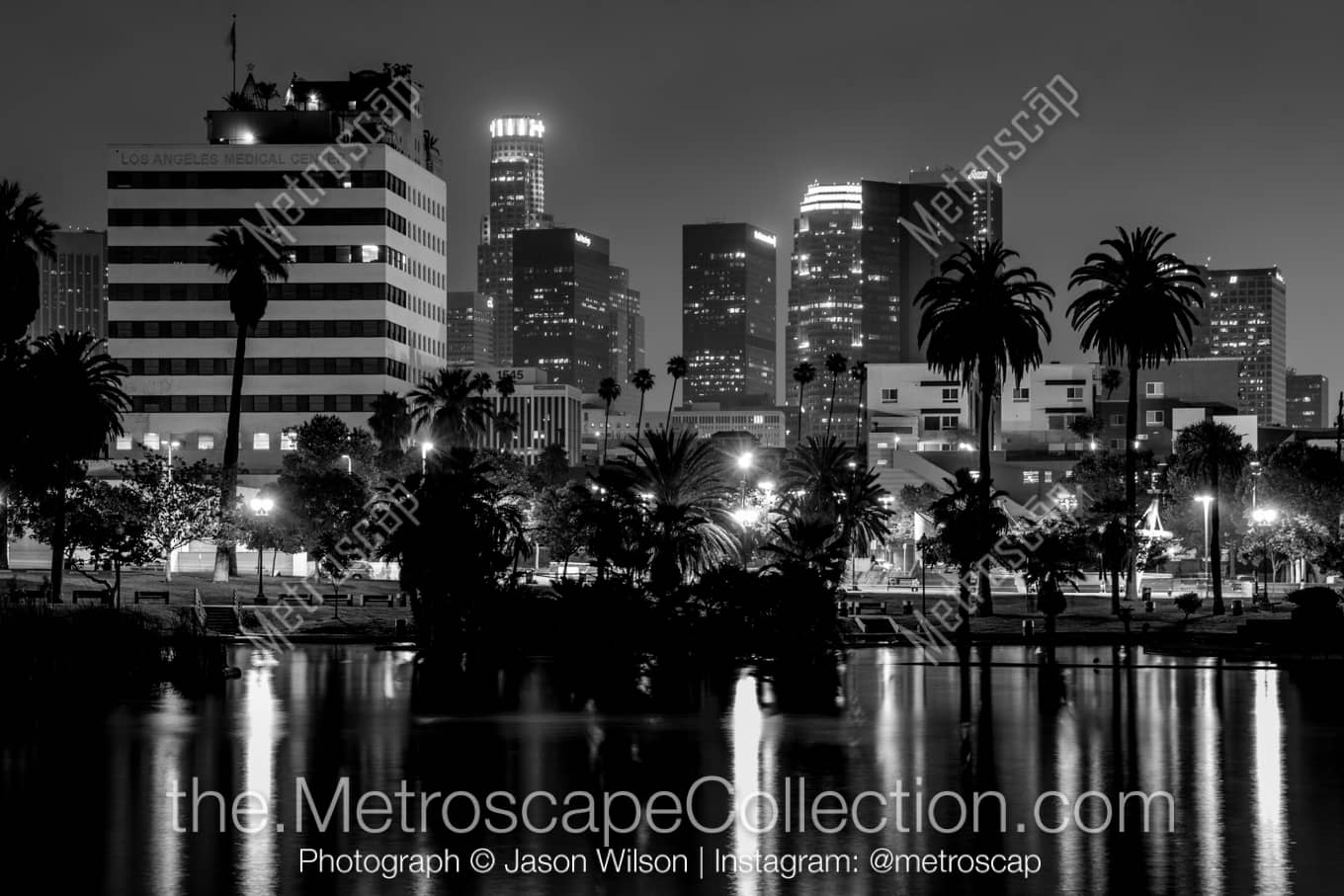 Los Angeles California Picture at Night