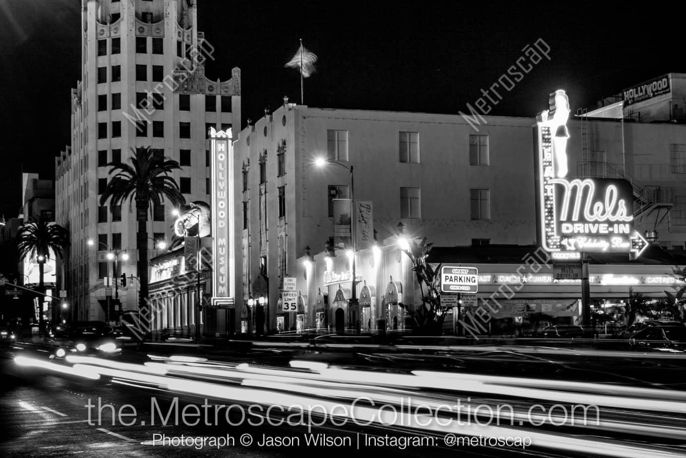 Los Angeles California Picture at Night